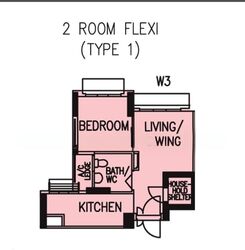 Blk 419C Waterfront II @ Northshore (Punggol), HDB 2 Rooms #579050781